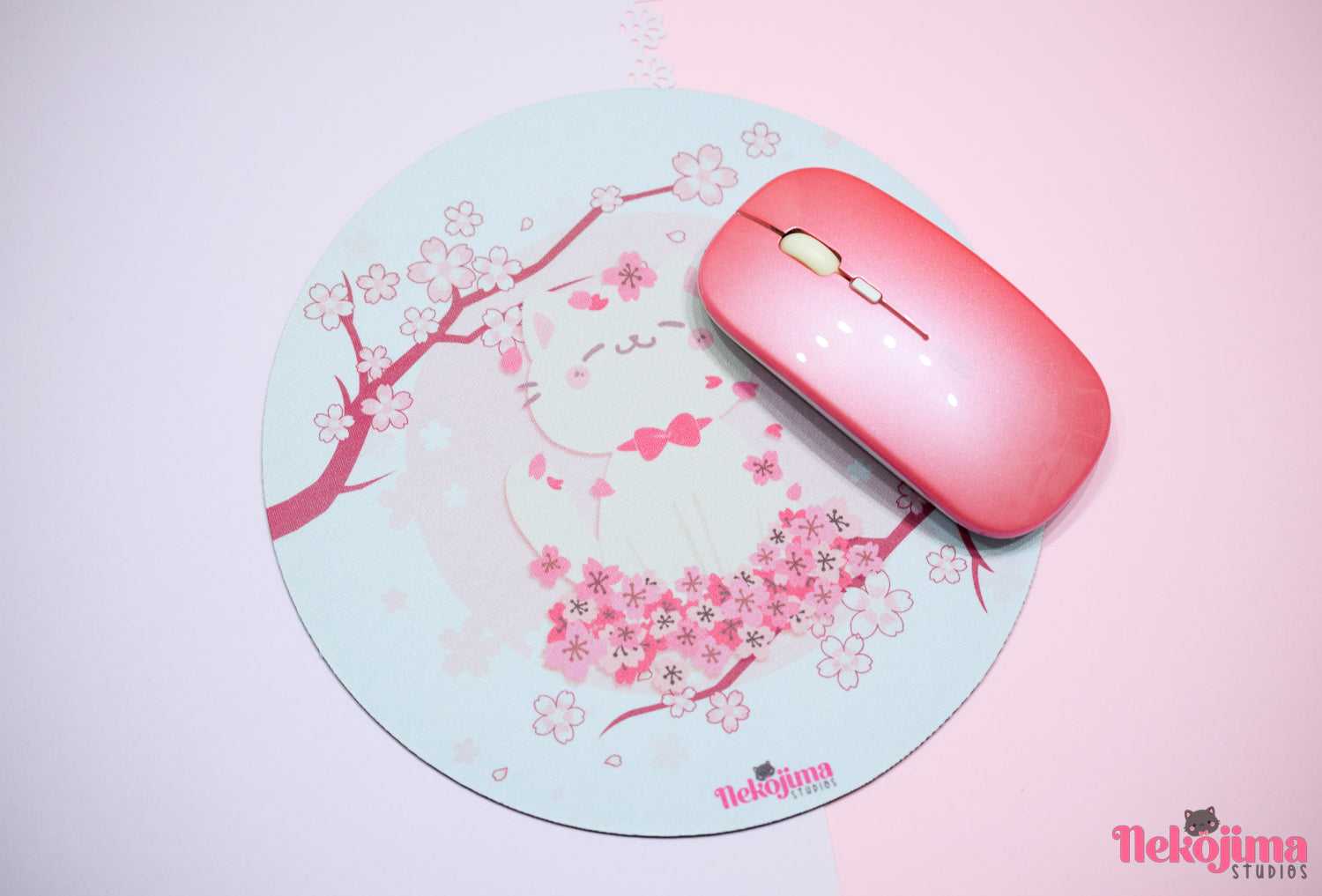 Tappetino per mouse gatto Sakura – Nekojima Studios