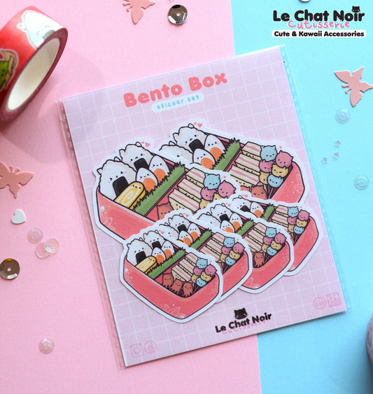 Kawaii Bento Box Sticker Set