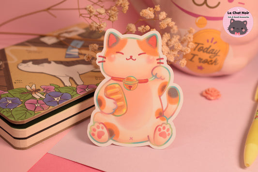 Kawaii Lucky Cat Sticker