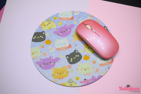 Cute Mouse Pad Happy Cats