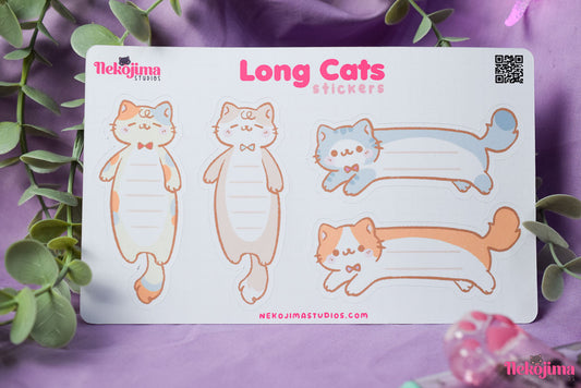 Chubby Cats Kawaii Sticker Sheet