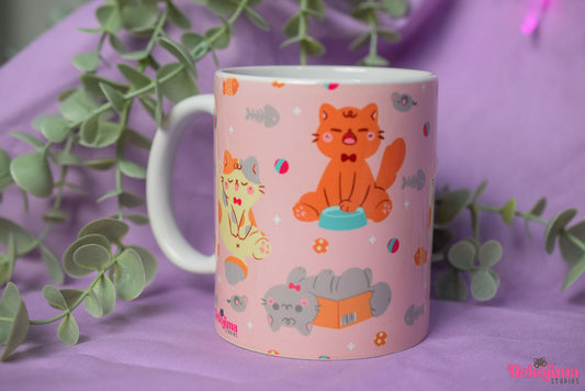 Cute Ceramic Mug Cute Cats
