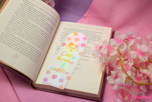 Spring Cats - Holographic Bookmark
