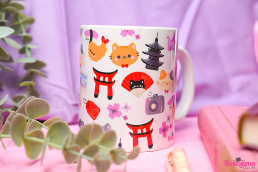 Cute Ceramic Mug Japan Trip