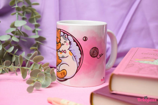 Cute Ceramic Mug Sweet Dreams Cat