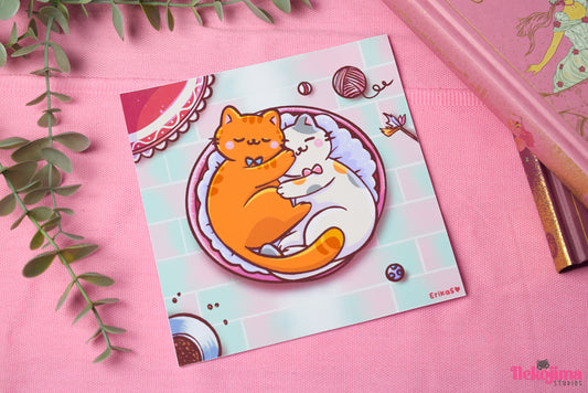 Sweet Dreams Cat - Art Print