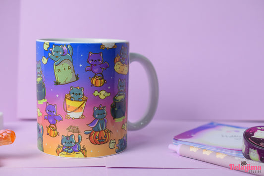 Cute Ceramic Mug Shadow & Spooky