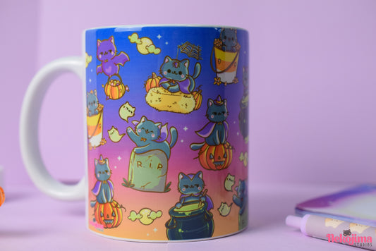 Cute Ceramic Mug Shadow & Spooky