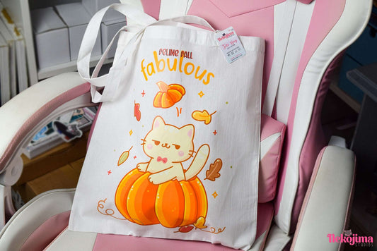 Cute Tote Bag Pasty the Cat