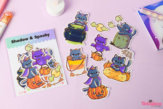 Halloween Shadow & Spooky Sticker